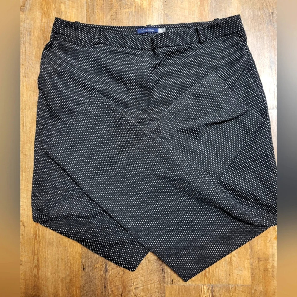 Tommy Hilfiger- Womens Black with White Polka Dots Dress Pants  - Size 12 - EUC